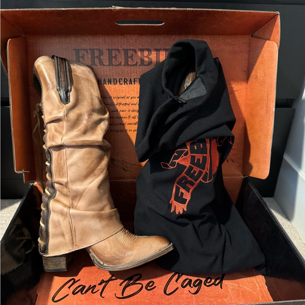 Freebird Brown Leather Boots